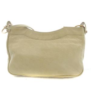 BALENCIAGA 237203 ジャイアントヒップ ショルダーバッグ レザー ベージュ