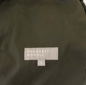 MARGARET HOWELL 21SS イージーパンツ テーパードパンツ ウール 2 M カーキ