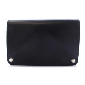 COMME des GARCONS Fringe Wallet 二つ折り財布 レザー フリンジ ブラック