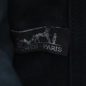 HERMES フールトゥ MM トートバッグ キャンバス ブラック グレー