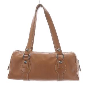 CELINE レザーハンドバッグ ブラウン