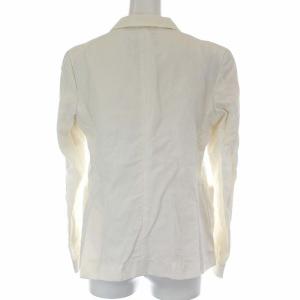 Nigel Cabourn テーラードジャケット ダブル リネン 6 オフホワイト