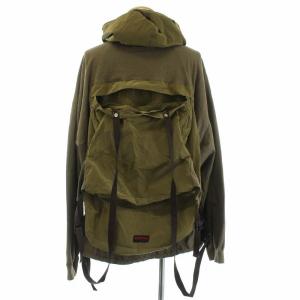 REMI RELIEF BRIEFING パーカー プルオーバー ナイロン切替 長袖 M ブラウン