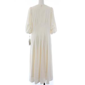 CELFORD 21SS ニットベストレイヤードワンピース 38 オフホワイト
