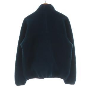 Patagonia 90年製 USA製 ベビーレトロカーディガン エッグプラント ボア フリースジャケット L グリーン