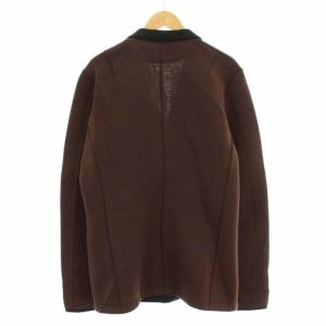 kolor ウールダンボールダブルジャケット テーラードジャケット ノーベント ストレッチ 5 ブラウン