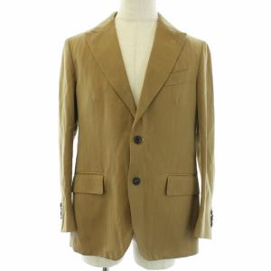 Gabriele Pasini スーツ セットアップ 3点 テーラードジャケット ジレ スラックス ストライプ 48 ベージュ