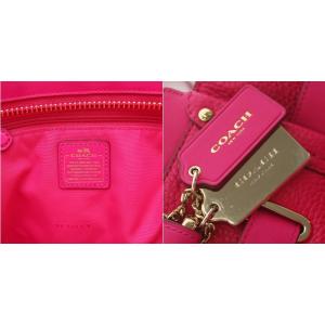 COACH スワッガー キャリーオール ハンドバッグ ショルダーバッグ 2way レザー ピンク 34408