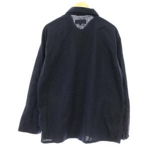 Engineered Garments リネン混ワークジャケット M ネイビー