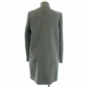 STELLA McCARTNEY チェスターコート カシミヤ混 アウター ミドル丈 ロング 40 グレー