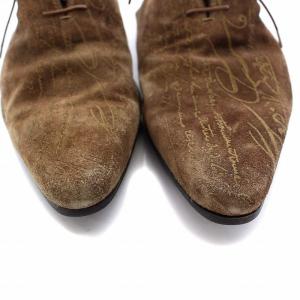 Berluti カリグラフィ スエード スリッパローファー ビブラムソール 27.5cm 茶