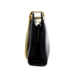 CELINE ビッグマカダム ショルダーバッグ 2WAY レザー チェーン ブラック