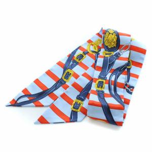 HERMES BRIDES DE GALA ツイリー シルク ライトブルー