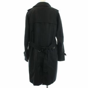 Aquascutum トレンチコート 春アウター ライナー付 ロング 8 ブラック