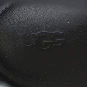 UGG australia EEBA サンダル グラディエーター 厚底 レザー キャンバス 切替 22cm ブラック