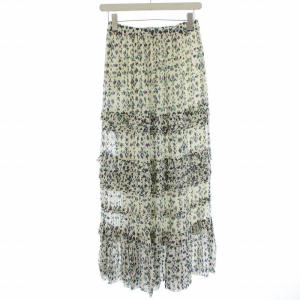 ISABEL MARANT ETOILE 20年製 スカート 花柄 ティアード 36 ホワイト