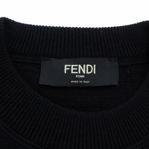 FENDI ROMA ニット バッグバグズポケット FZZ133 46 黒