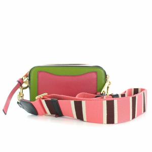 MARC JACOBS スナップショット THE SNAPSHOT 2WAYバッグ ポシエット ポーチ レザー グリーン