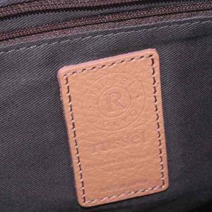 russet パレットトートバッグ M ナイロン 牛革 モノグラム グレー ピンク ブラウン