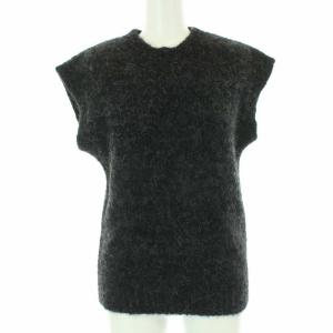 AURALEE 20AW ALPACA WOOL SUPER LIGHT KNIT VEST 1 ブラック