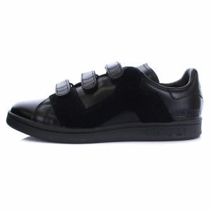 adidas RAF SIMONS STANSMITH COMFORT BADGE スニーカー 25cm ブラック