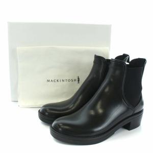 MACKINTOSH TRINITY レインブーツ 長靴 サイドゴア 37 ブラック