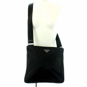 PRADA ショルダーバッグ ナイロン ブラック