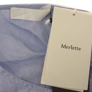 Merlette MARTEL フロントオープンドレス XS ライトブルー