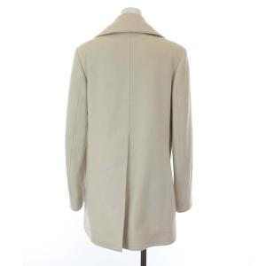 GUCCI Pコート カシミヤ シルク混 40 アイボリー