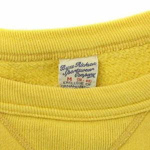 BUZZ RICKSON’S 東洋エンタープライズ フライングタイガー スウェット トレーナー クルーネック プルオーバー 長袖 コットン M 黄色 イエロー