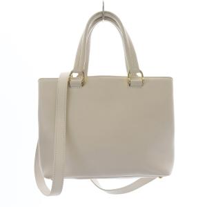 Longchamp HONORE ハンドバッグ ショルダーバッグ 2WAY レザー オフホワイト