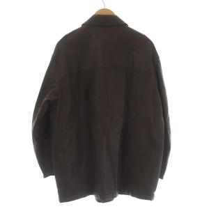 Christian Dior MONSIEUR ヴィンテージ 中綿ジャケット カウレザー M 茶