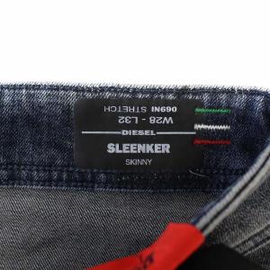 DIESEL SLEENKER SKINNY デニムパンツ ボタンフライ ストレッチ W28L32 インディゴ