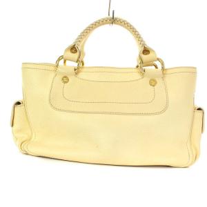 CELINE ブギーバッグ ハンドバッグ トートバッグ レザー トリオンフ金具 ゴールド金具 ベージュ