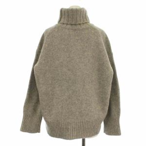 GALERIE VIE 17AW ニット セーター ファインウール タートルネック 長袖 S グレー