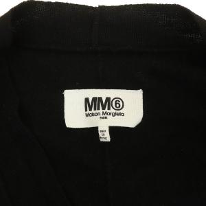 MM6 メゾンマルジェラ ロングカーディガン ニット 長袖 ウール S ブラック