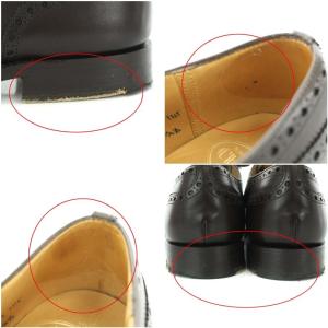 Church's CHETWYND レザーシューズ ウィングチップ フルブローグ 24.5cm ブラウン