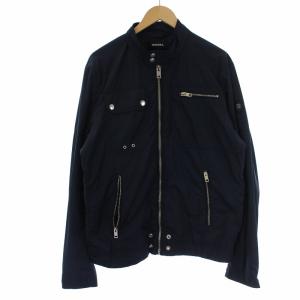 ブルゾン ジャンパー ジャケット ジップアップ ナイロン XXL 紺 ネイビー