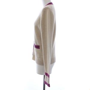 CHANEL 07C カシミヤカーディガン ココボタン 42 ベージュ