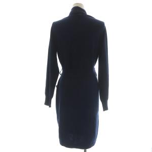 MARGARET HOWELL ロングカーディガン カシミヤ F 紺