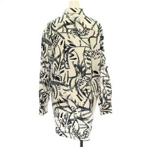 J&M DAVIDSON シャツ 総柄 8 ホワイト