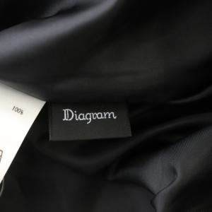 Diagram GRACE CONTINENTAL 20AW ヴィーガンレザースカート プリーツスカート ロング ミモレ丈 エコレザー フェイクレザー 38 M ブラック