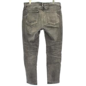 upper hights THE STELLA ガールフレンドストレッチダメージデニムパンツ ダメージ コットン 27 グレー
