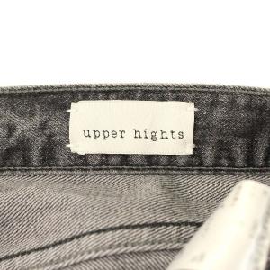 upper hights THE STELLA ガールフレンドストレッチダメージデニムパンツ ダメージ コットン 27 グレー