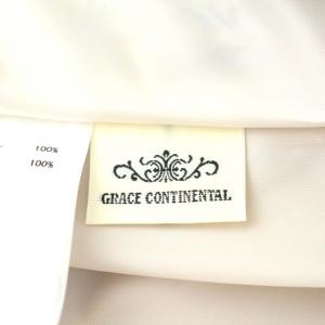 GRACE CONTINENTAL スカート フレア ロング プリント アシンメトリー ボタニカル柄 花柄 S 38 マルチカラー