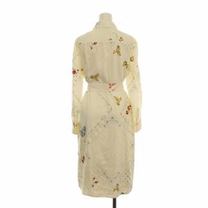 TORY BURCH 花柄シャツワンピース 0 イエロー