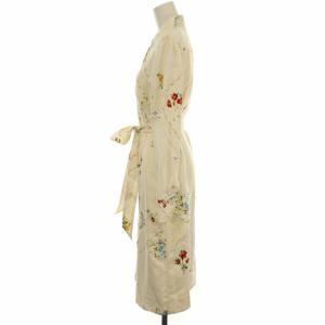 TORY BURCH 花柄シャツワンピース 0 イエロー