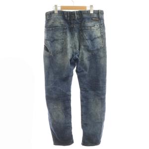 DIESEL NARROT ジョグジーンズ スウェット デニムパンツ ジーンズ USED加工 W30 M 青 ブルー