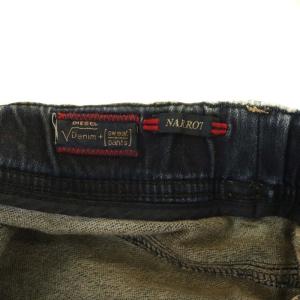 DIESEL NARROT ジョグジーンズ スウェット デニムパンツ ジーンズ USED加工 W30 M 青 ブルー