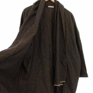 Frank Leder ジャケット コーディガン ショールカラー ウール アウター S ブラウン
